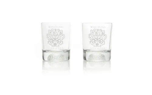 14 OZ DOUBLE OLD-FASHIONED  GLASSES. SET OF 2. 2 LOGO OPTIONS. 