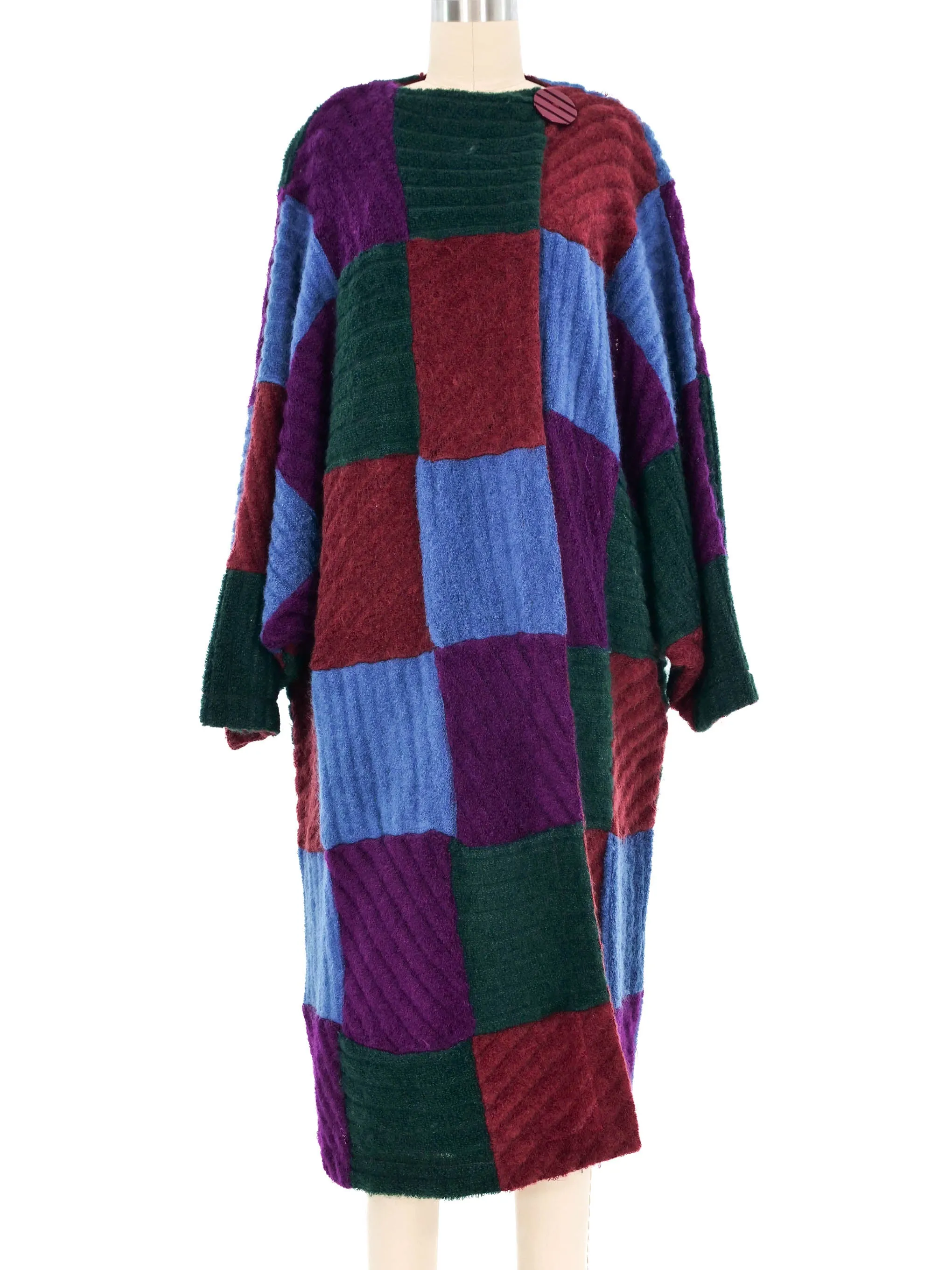 1970s Missoni Check Knit Coat