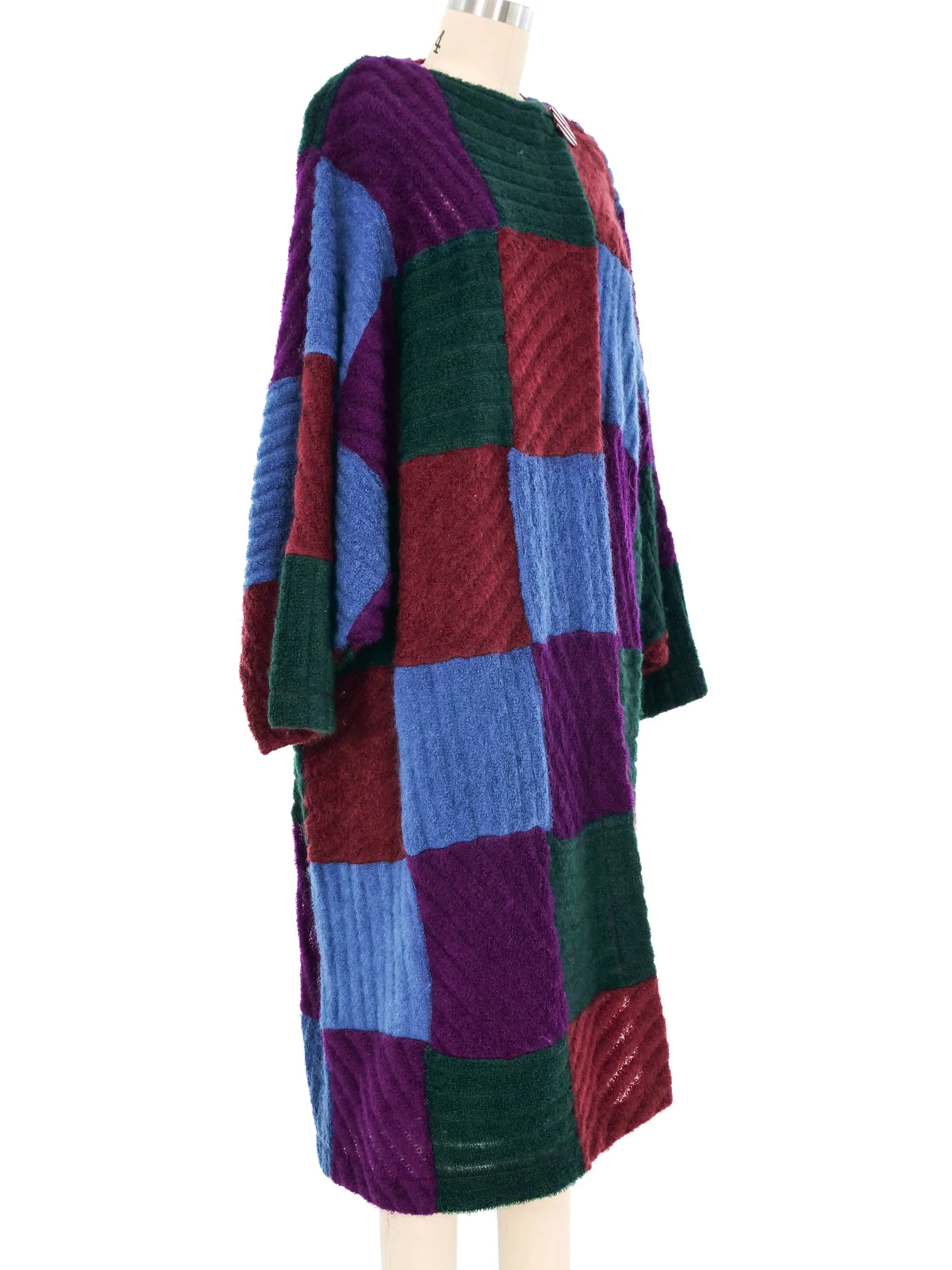 1970s Missoni Check Knit Coat