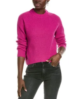 27 Miles Malibu womens Mock Neck Wool & Cashmere-Blend Pullover