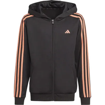 adidas 3 Stripes Full Zip Hoody Meisjes