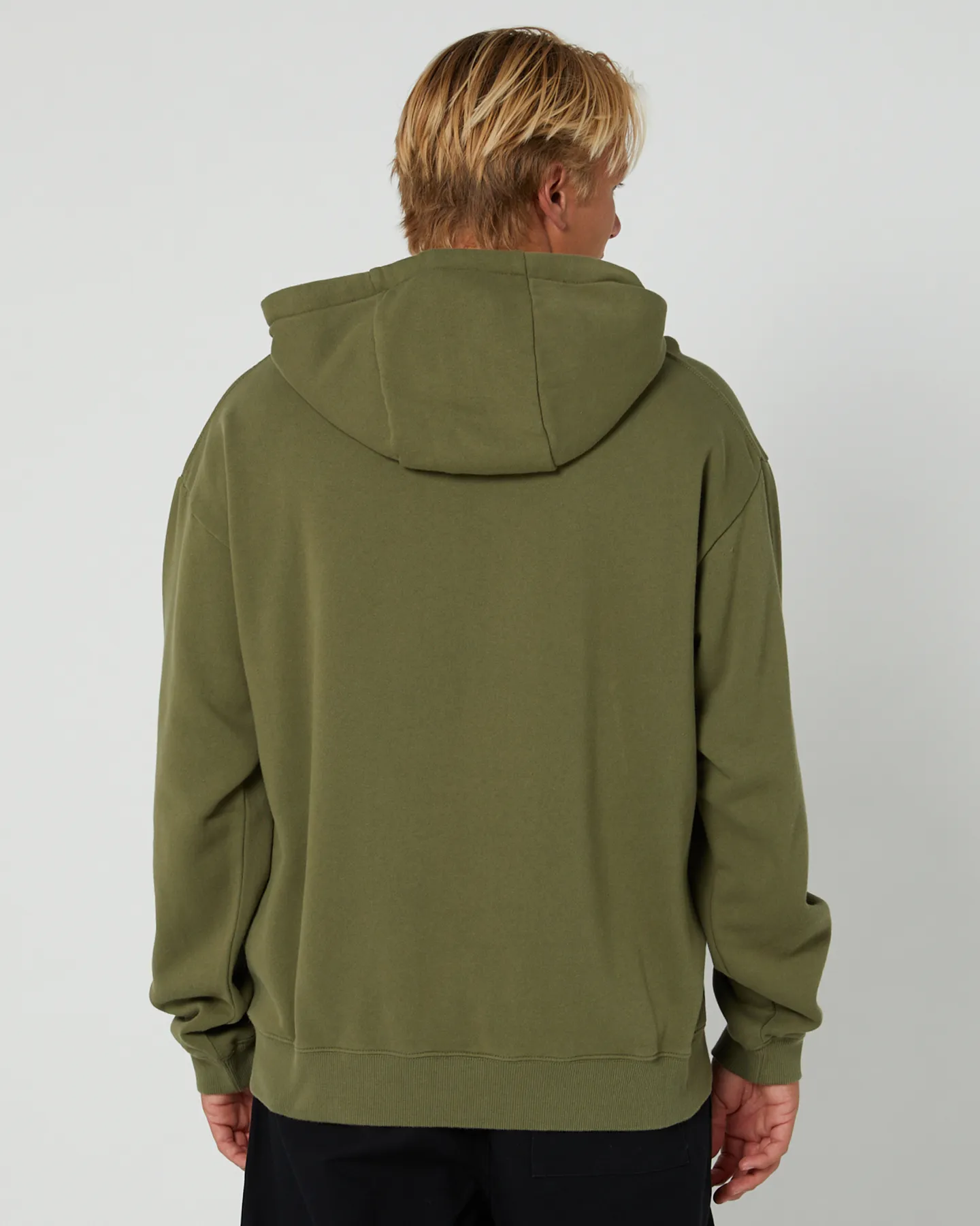 Afends Questions Recycled Pull On Hood - Military | SurfStitch