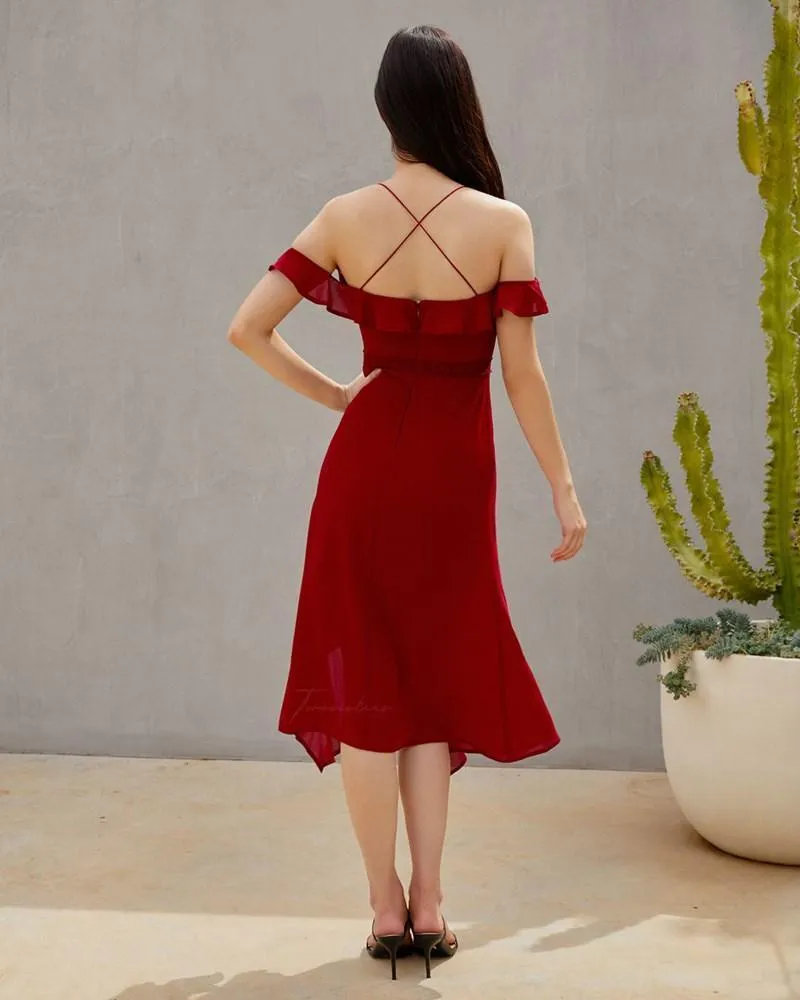 Alana Dress - Red