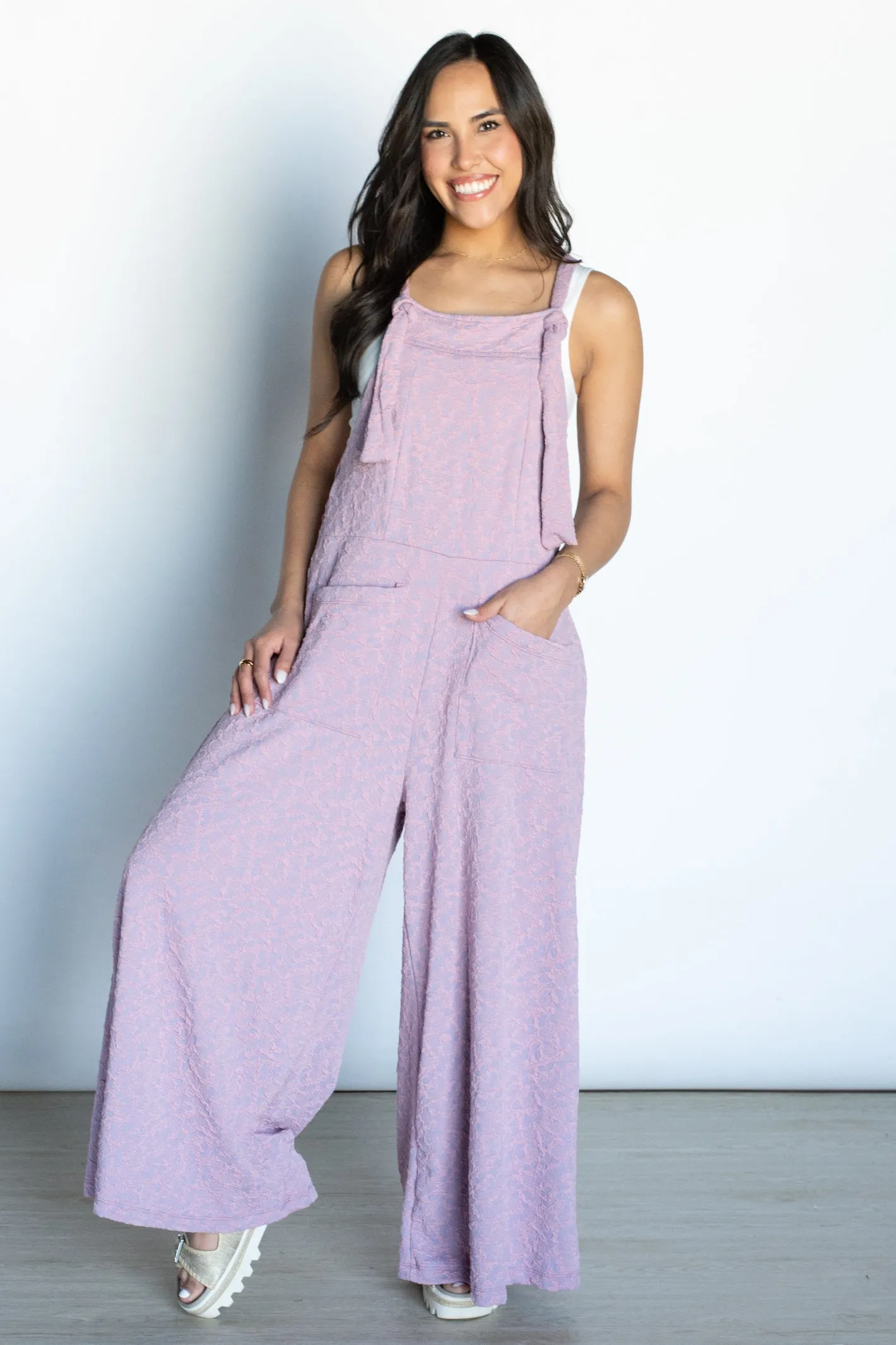 All Dolled Up Lavender Jumpsuit