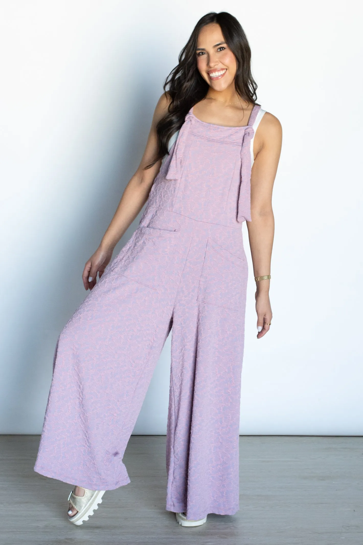 All Dolled Up Lavender Jumpsuit