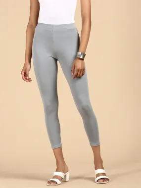 Ankle Length Leggings Cotton-Grey