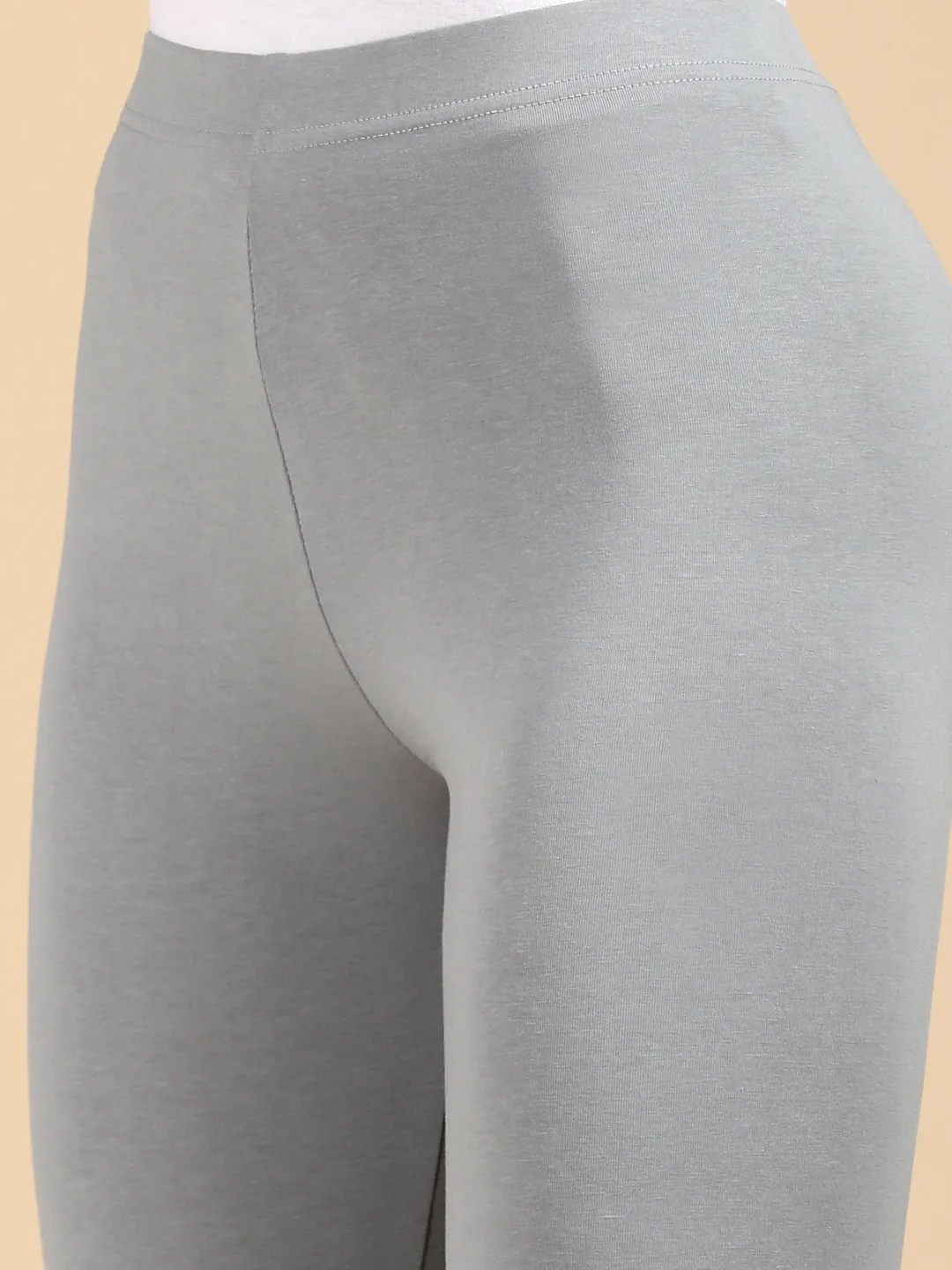 Ankle Length Leggings Cotton-Grey