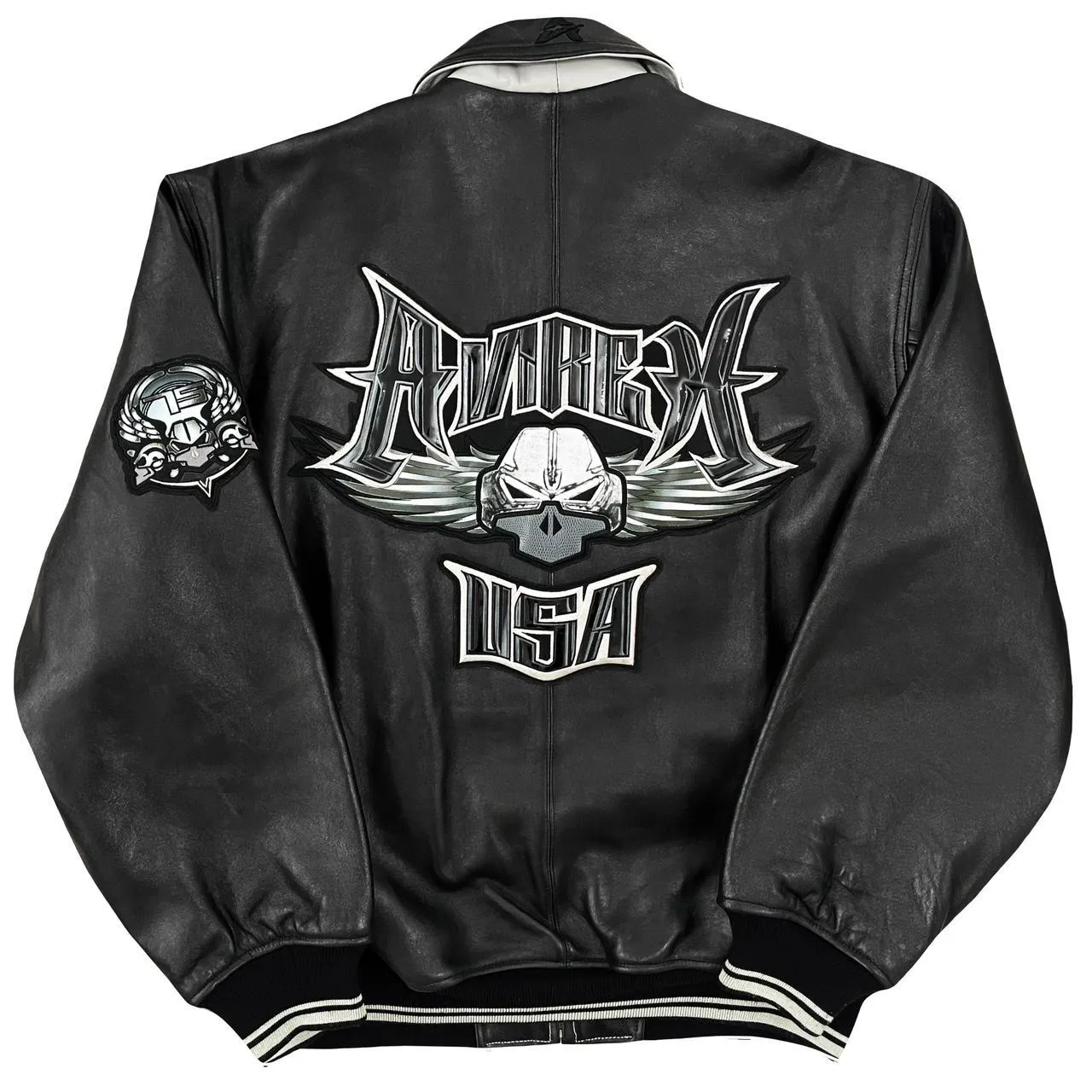 Avirex Leather Varsity Jacket