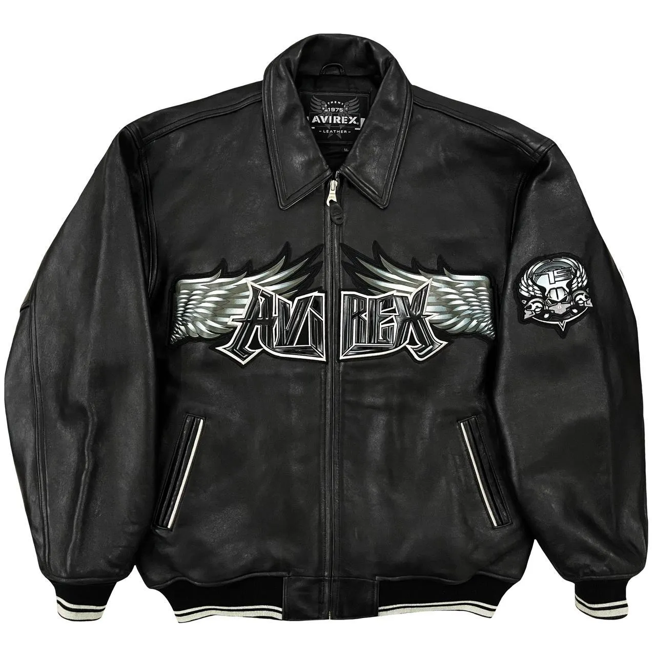 Avirex Leather Varsity Jacket