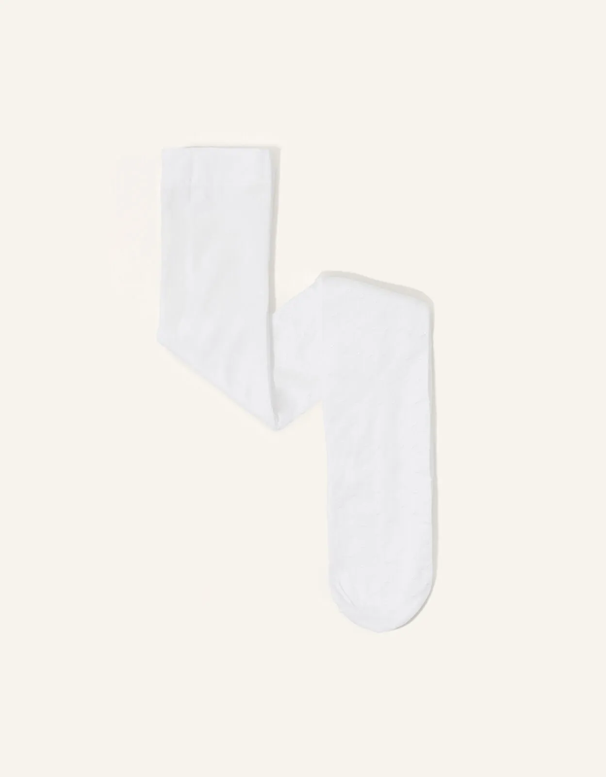 Baby Bridal Spot Tights White