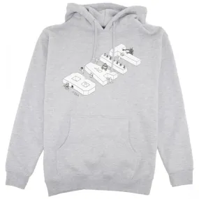 BAIT x Attack On Titan Men Titan BAIT Strategy Hoody (gray)