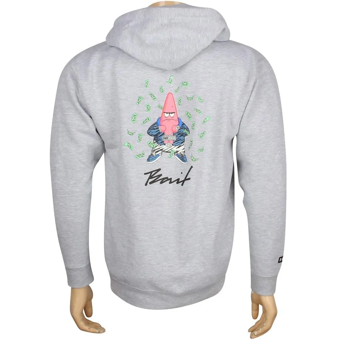 BAIT x SpongeBob Patrick Zip Hoody (gray / heather)