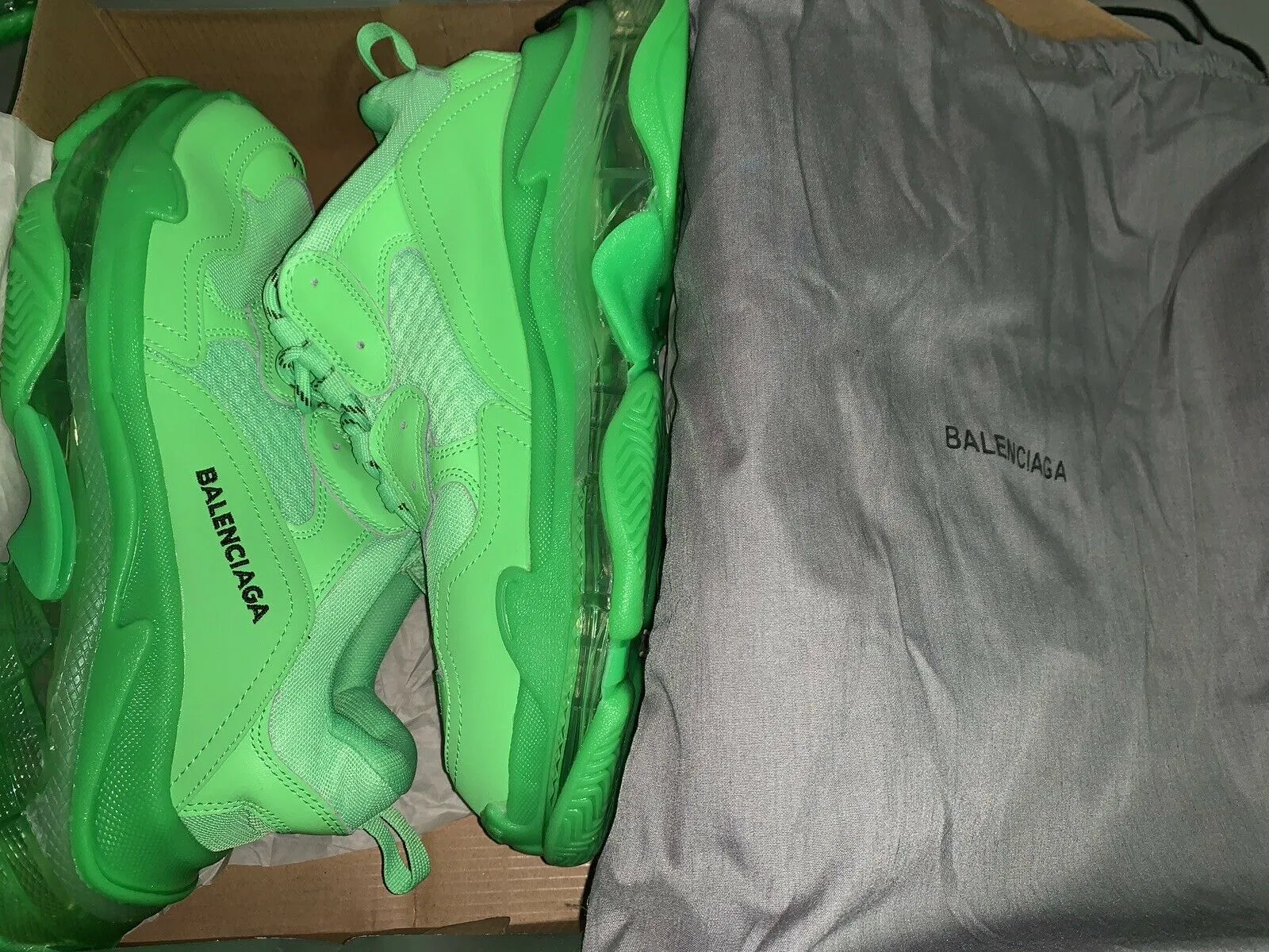 Balenciaga | Triple S | Neon Green