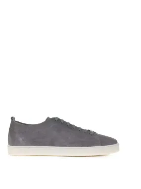 Barrett Gray Leather Sneaker