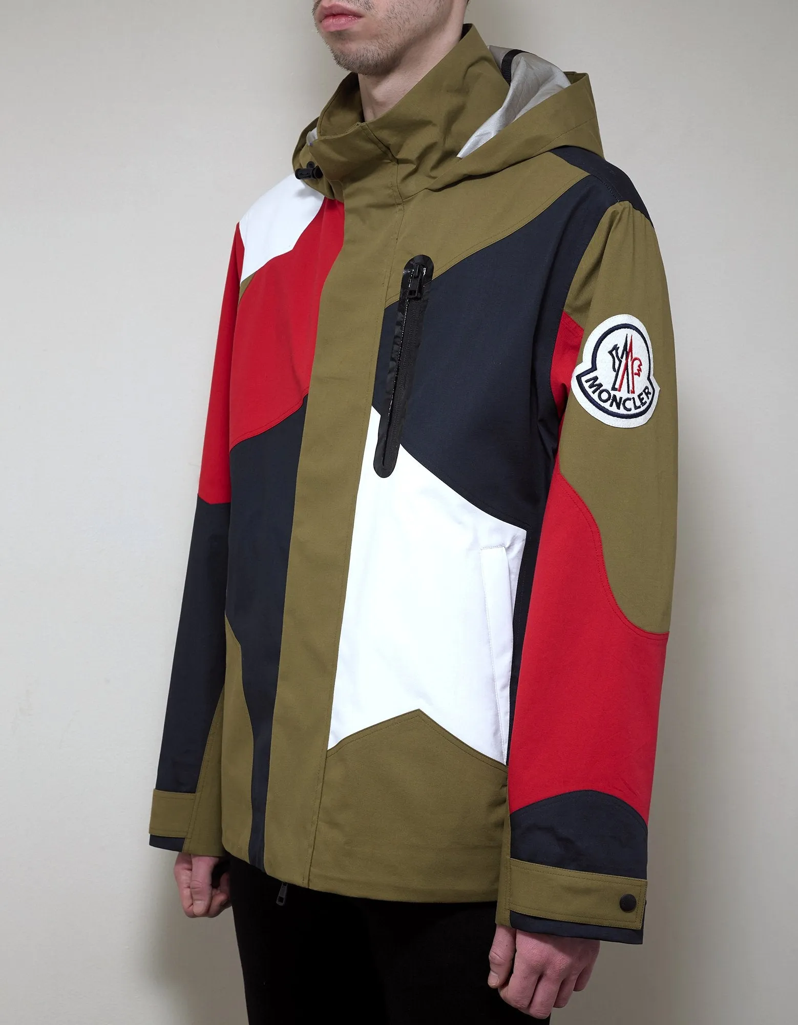 Baudrier Multicolour Patchwork Windbreaker