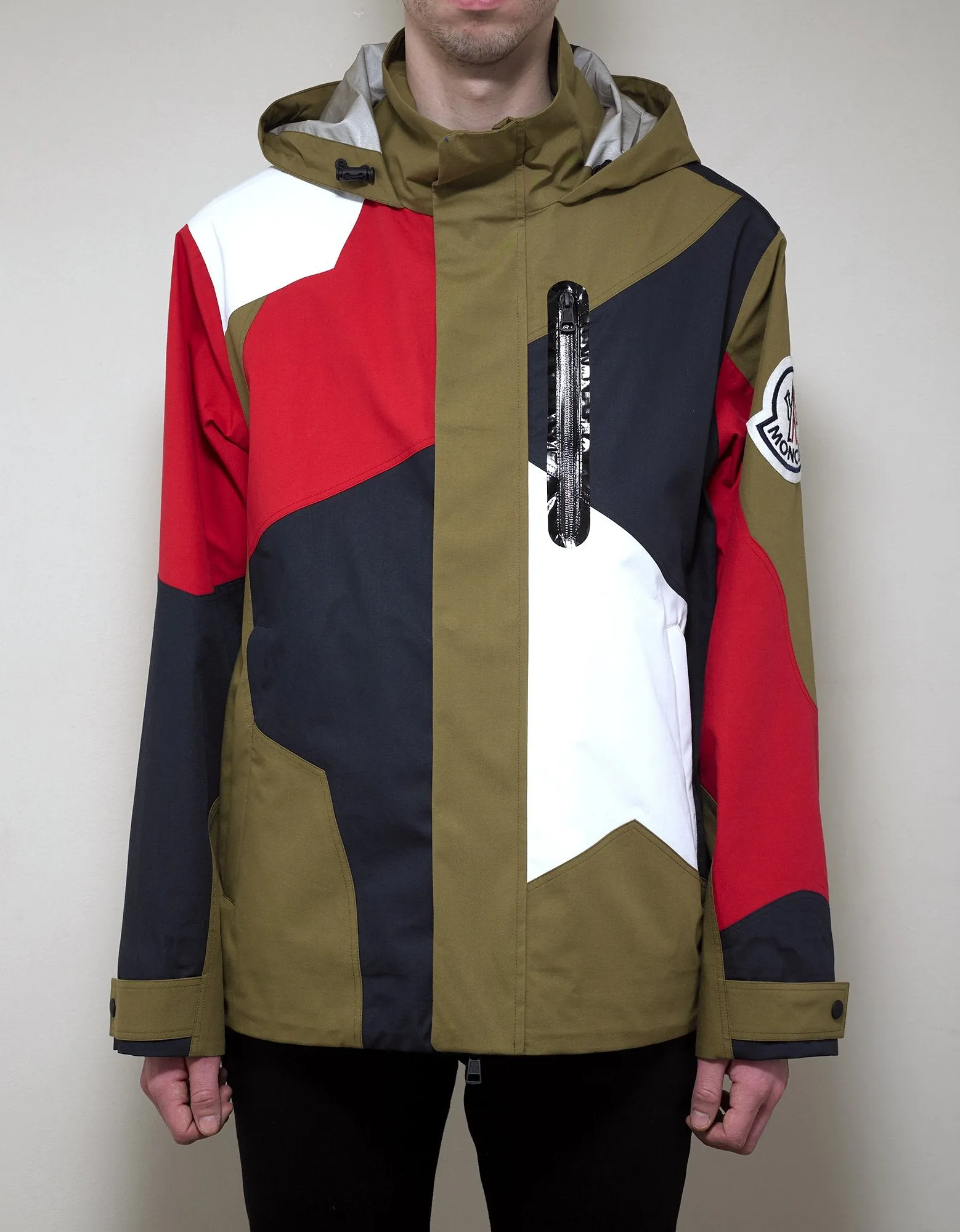 Baudrier Multicolour Patchwork Windbreaker