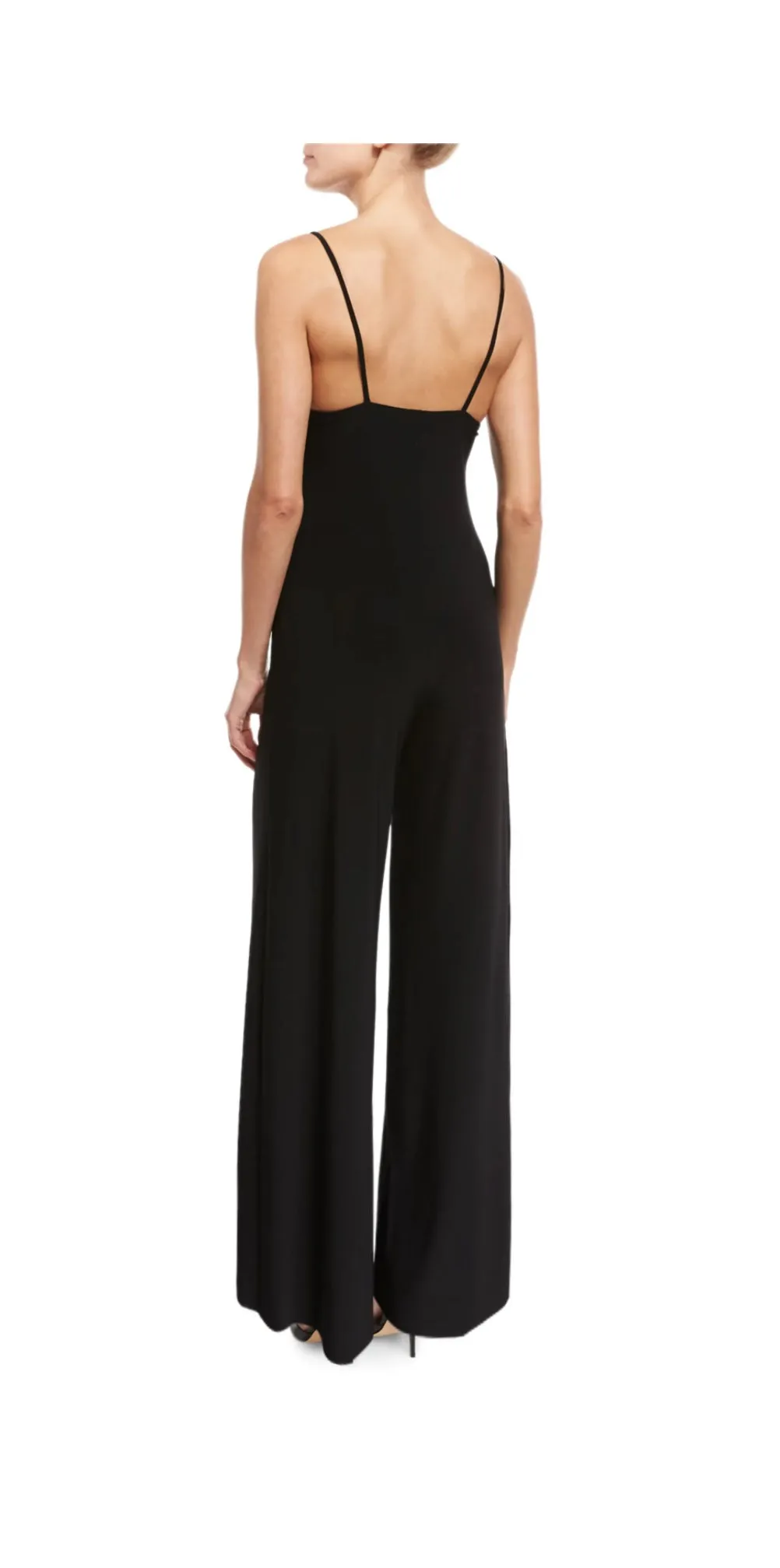 BLACK SILK JUMPSUIT