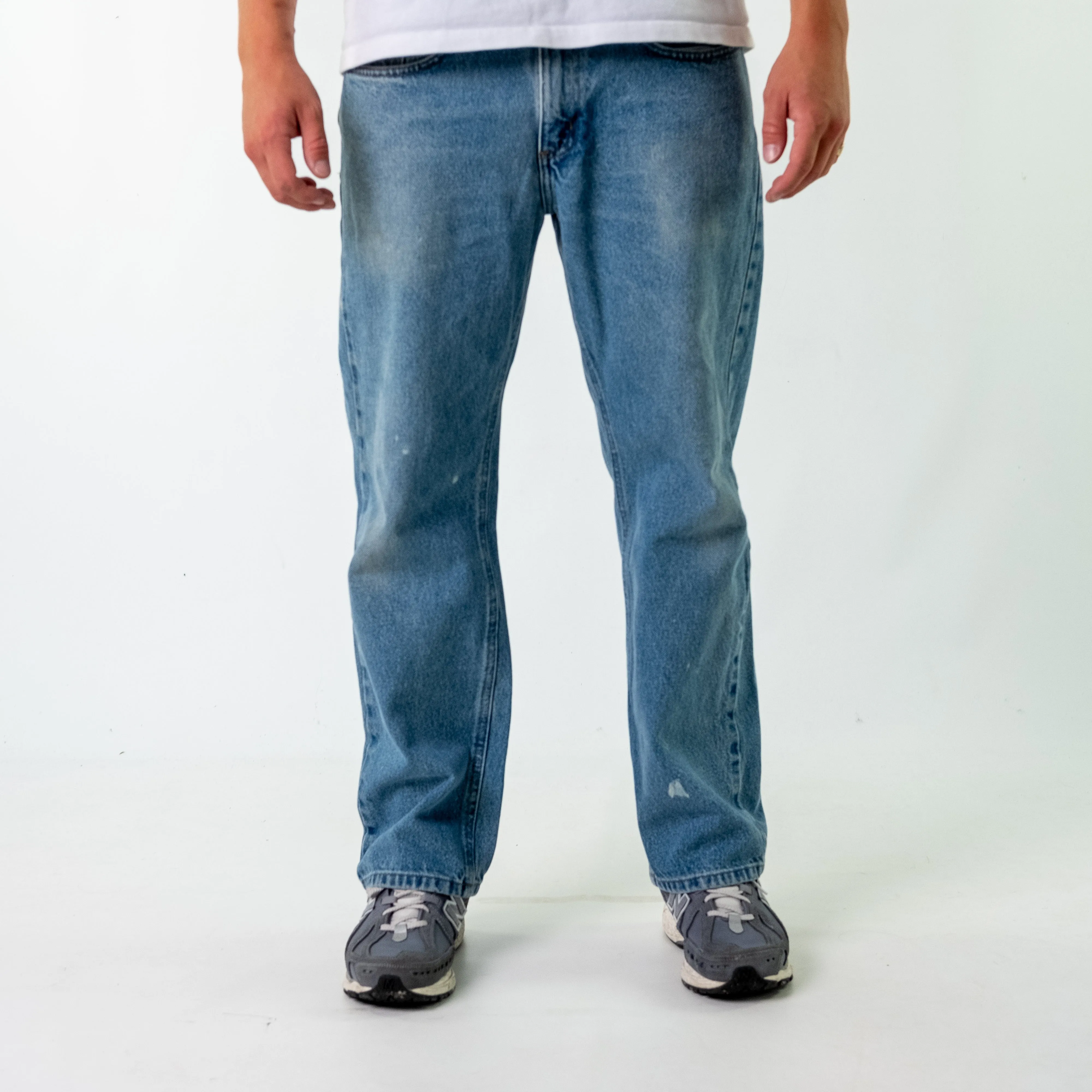 Blue y2ks Carhartt Denim Jeans Baggy Pants (34x30)