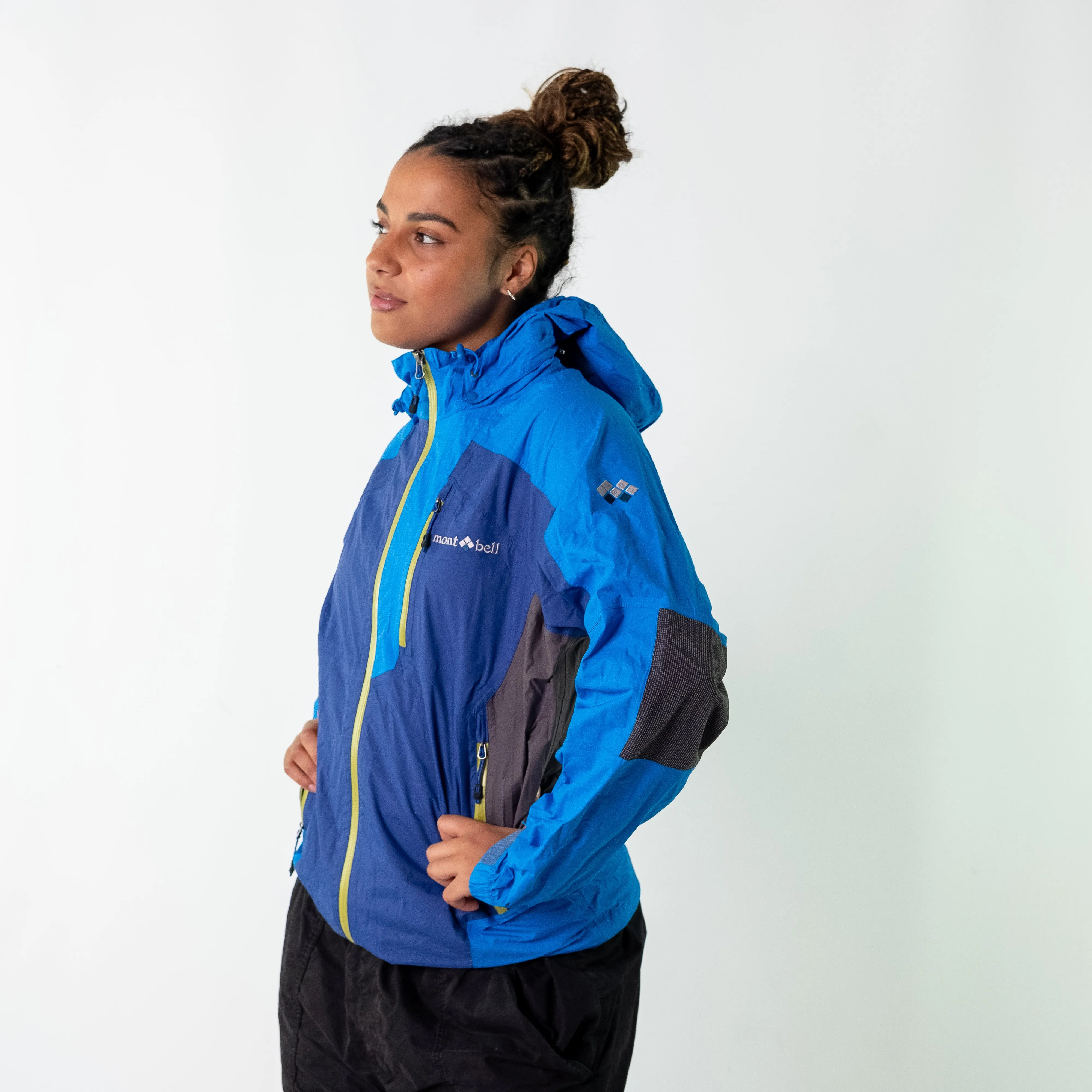 Blue y2ks Montbell 100 Light Rain Jacket (L)