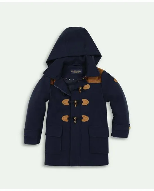 Brooks Brothers Kids Toggle Duffle Coat Navy