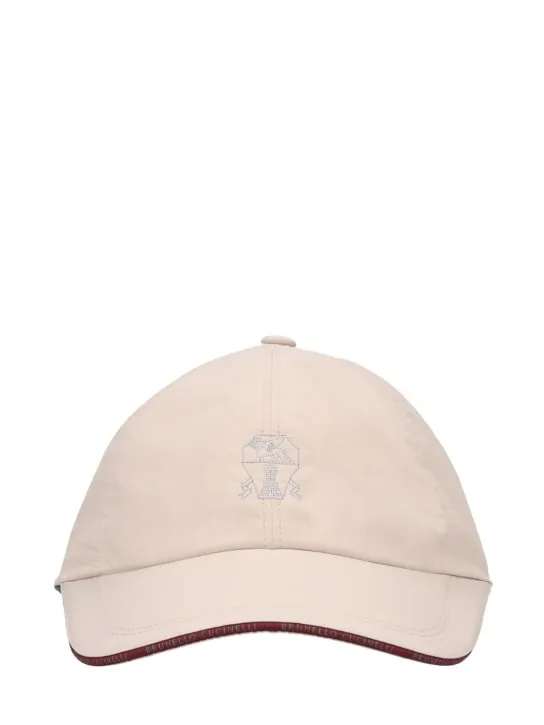 Brunello Cucinelli   Embroidered logo baseball hat 