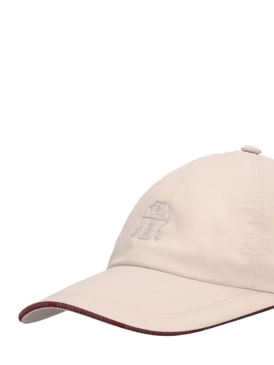 Brunello Cucinelli   Embroidered logo baseball hat 