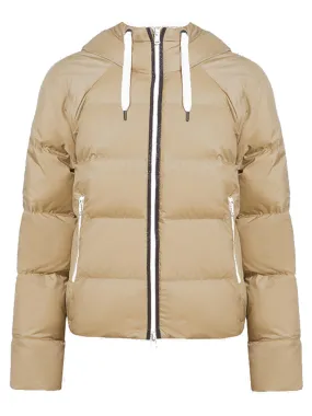 Brunello Cucinelli Padded Jacket with Hood Gold | Luxury and style at your fingertips