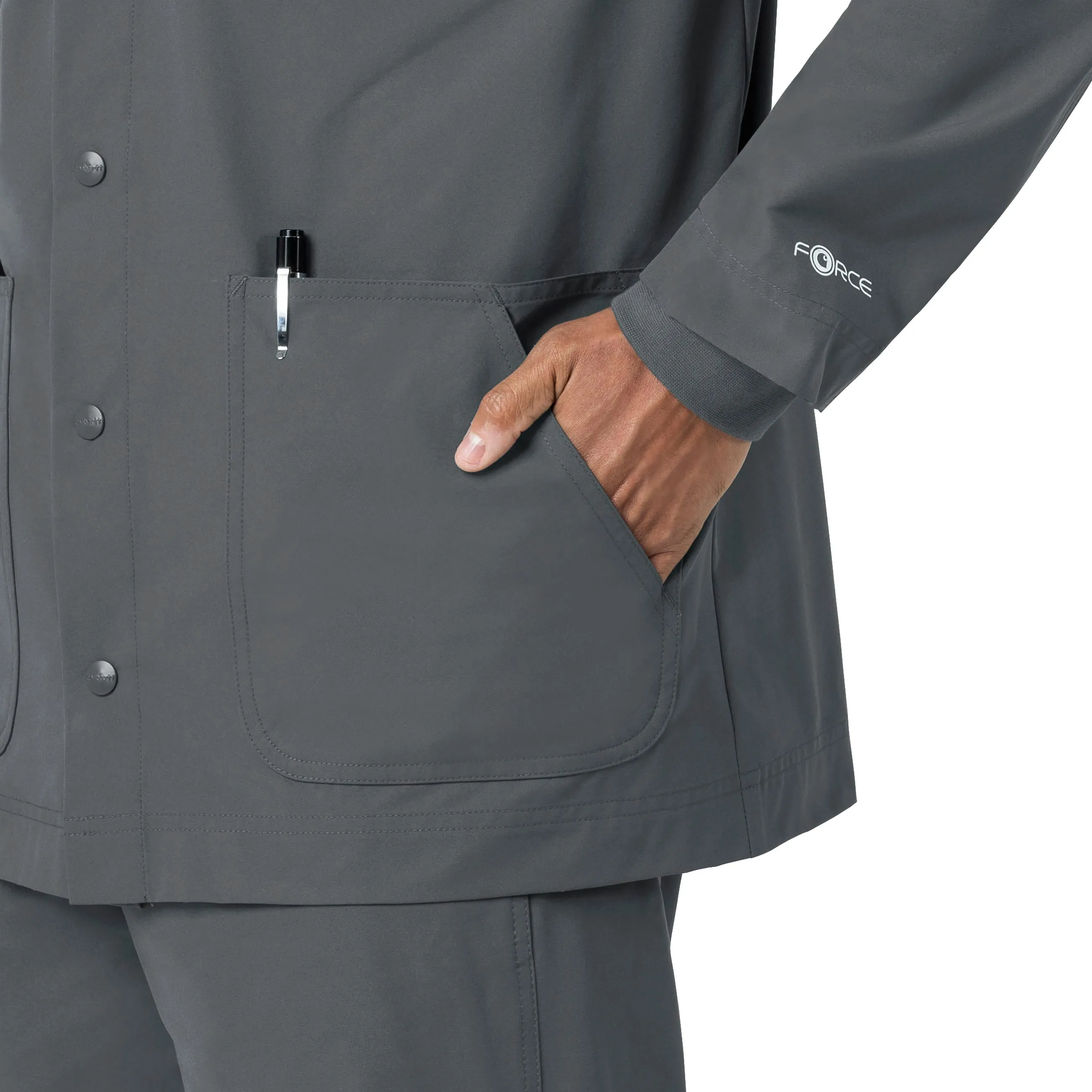 Carhartt Force Essentials Unisex Chore Coat - Pewter