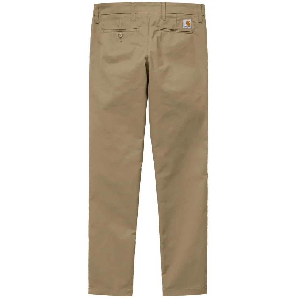 CARHARTT WIP SID PANT // LEATHER (RINSED) L32