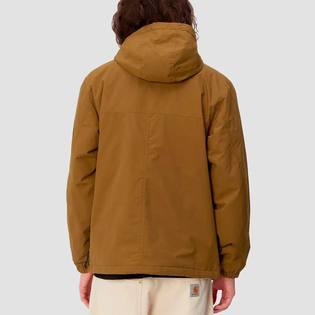 Carhartt WIP Windbreaker Pullover Jacket Deep Hamilton Brown/Black