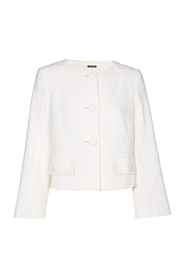 Caroline Biss SHORT TEXTURED JACKET