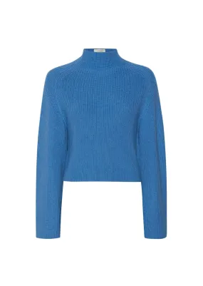 		Cashmere Silk Cropped Raglan Sweater	