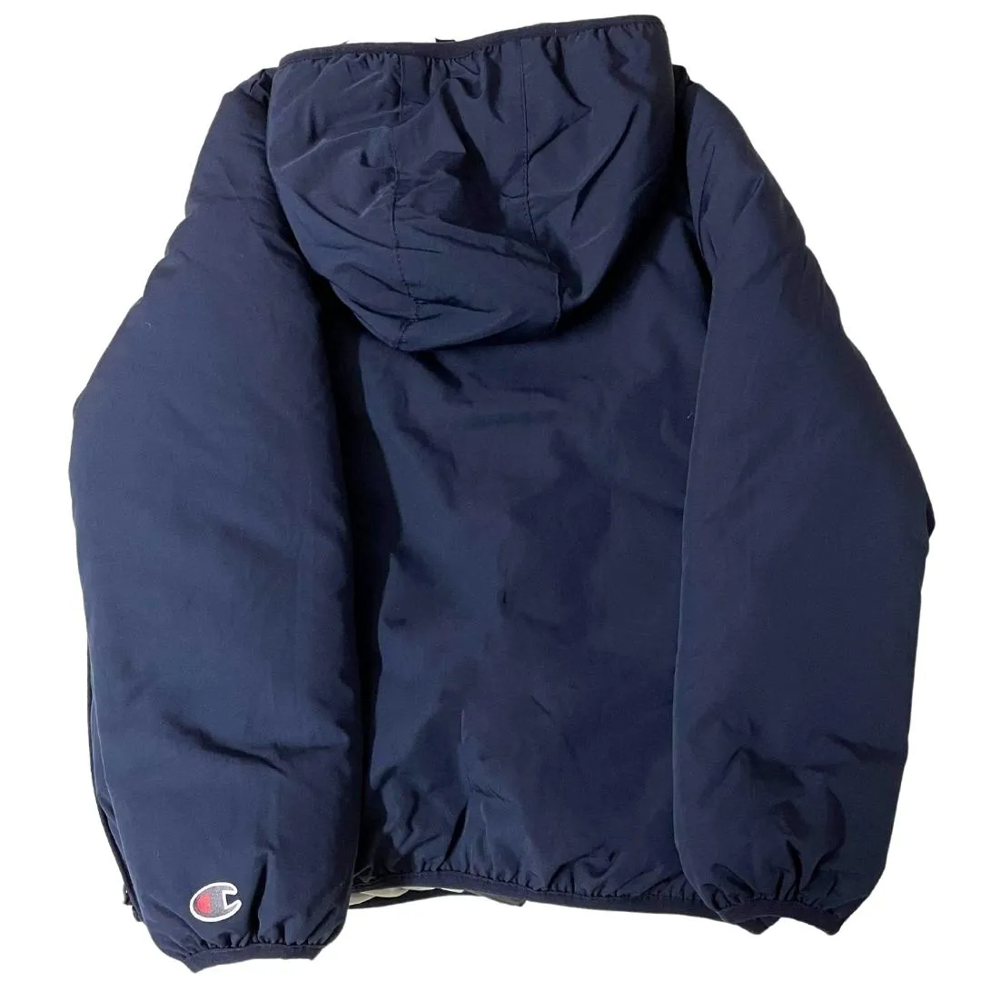 Champion Half Zip Blue Hooded Jacket