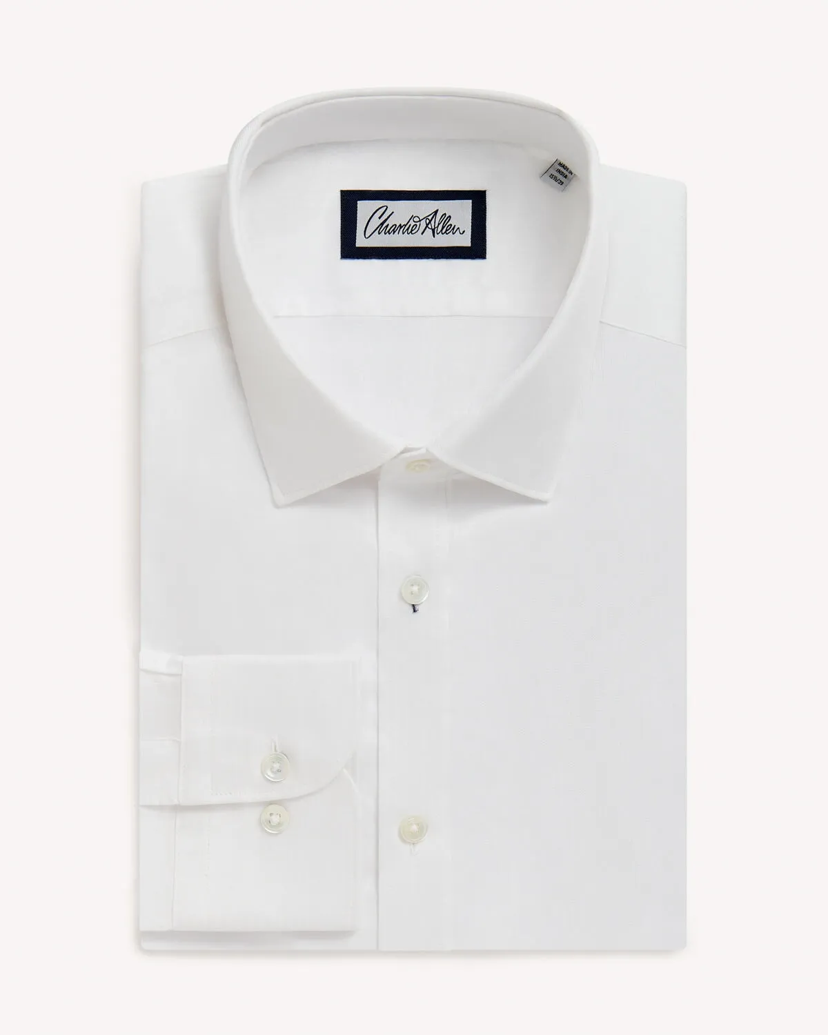 Charlie Allen Poplin Shirt White Stripe