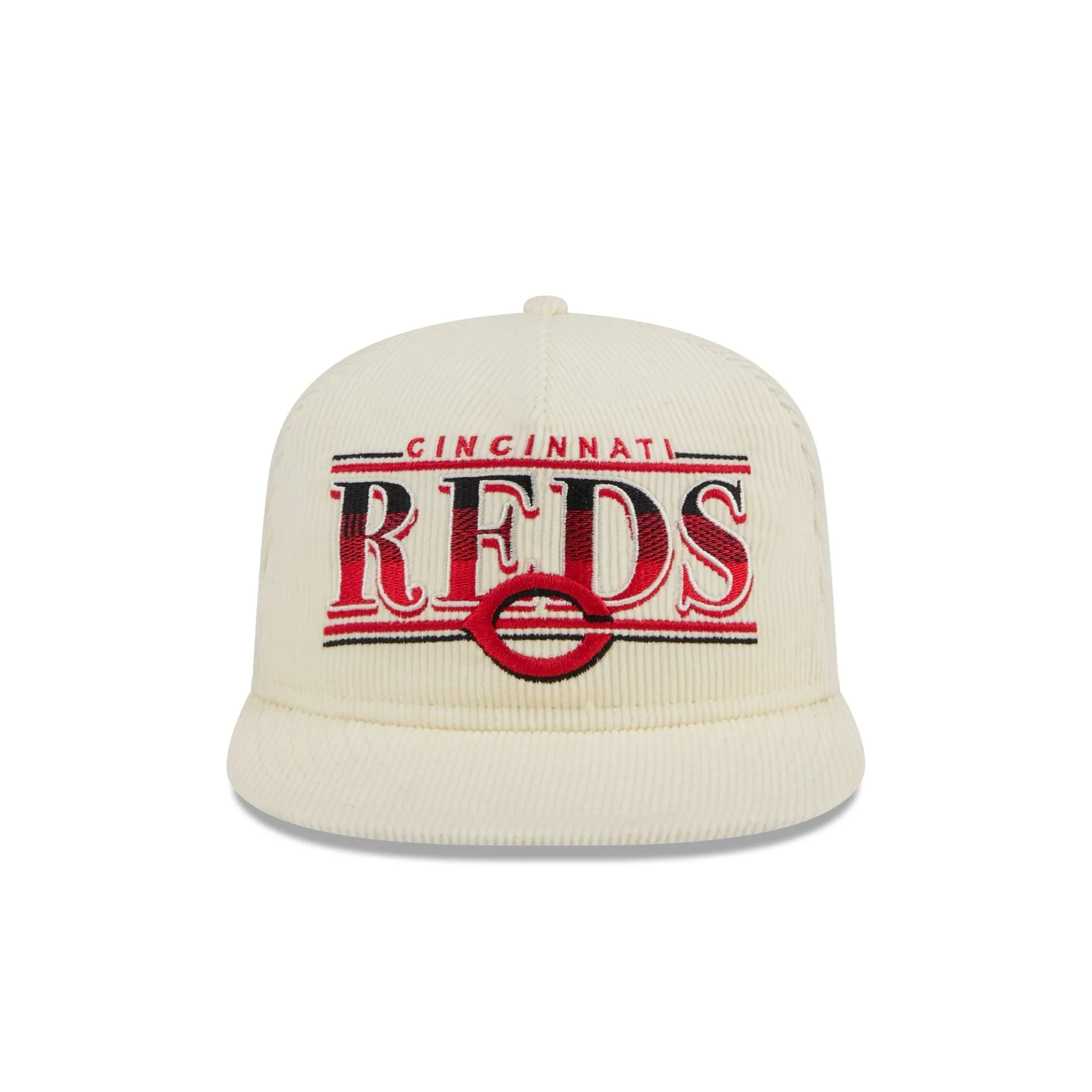 Cincinnati Reds Throwback Corduroy Golfer Hat