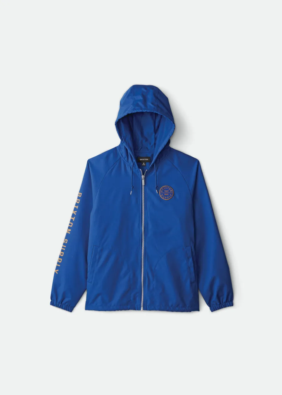 Claxton Oath Zip Hood Jacket - Mineral Blue