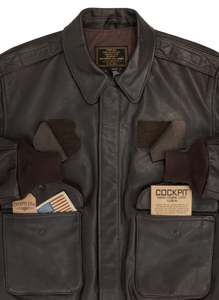 Cockpit A-2 Jacket with Velcro - Cockpit USA