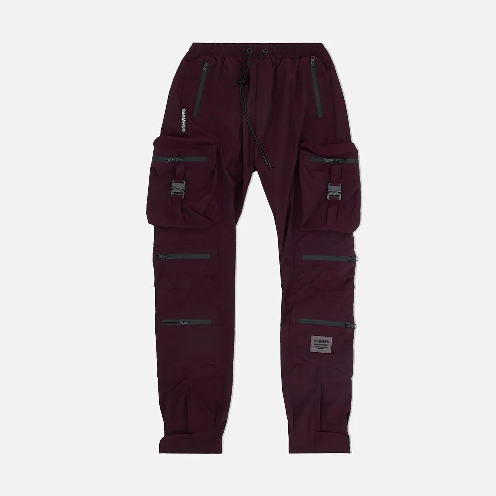 Combat Nylon Pant Iridescent Wine