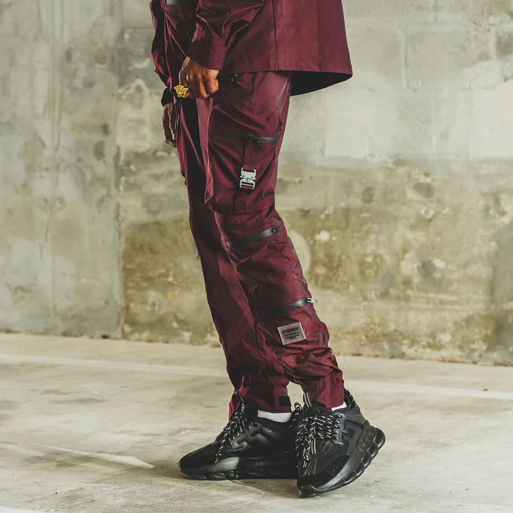 Combat Nylon Pant Iridescent Wine