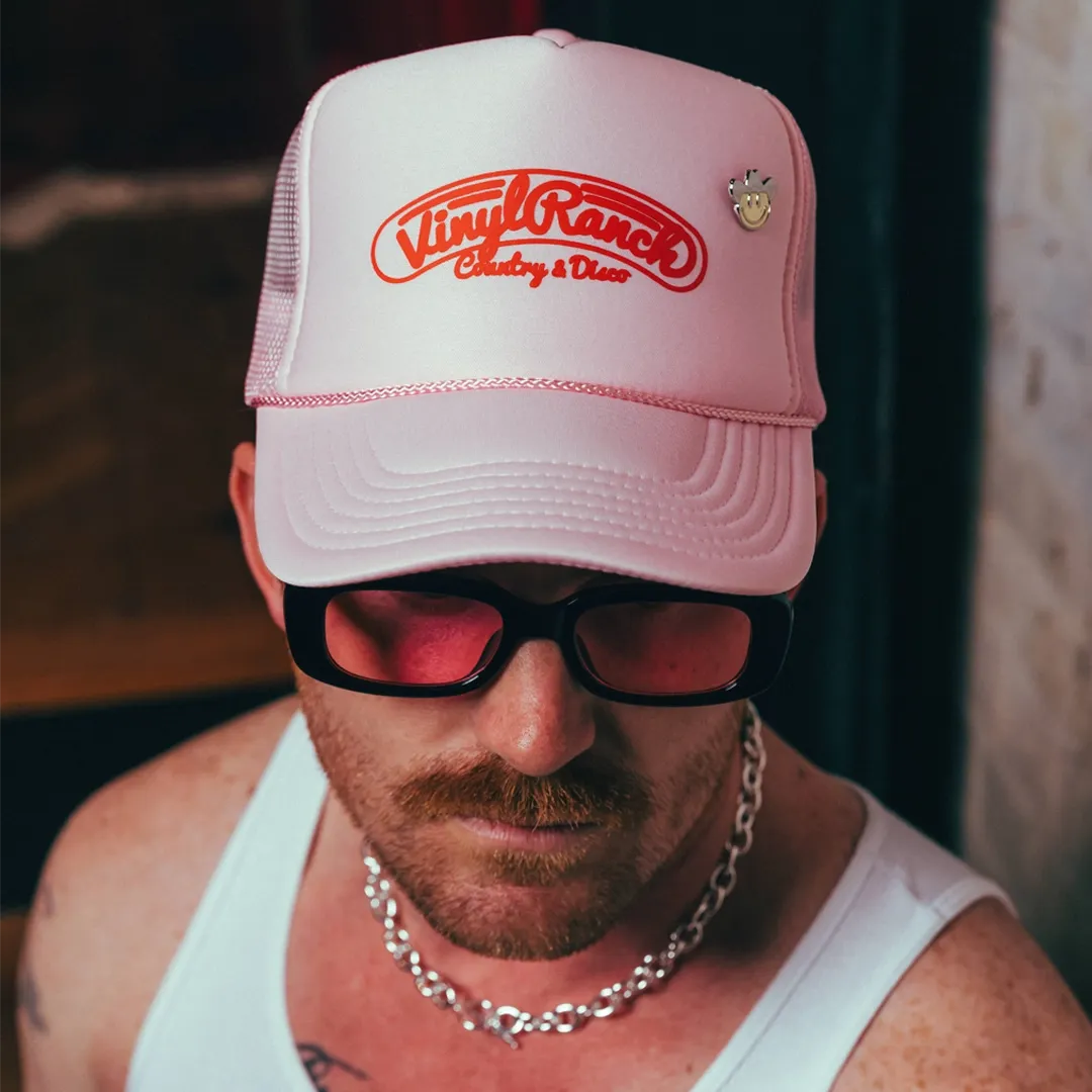 Country & Disco Trucker Hat - Pink