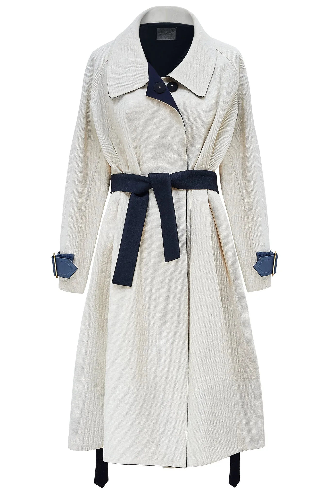 Cream Canvas Cyrus Trench Coat