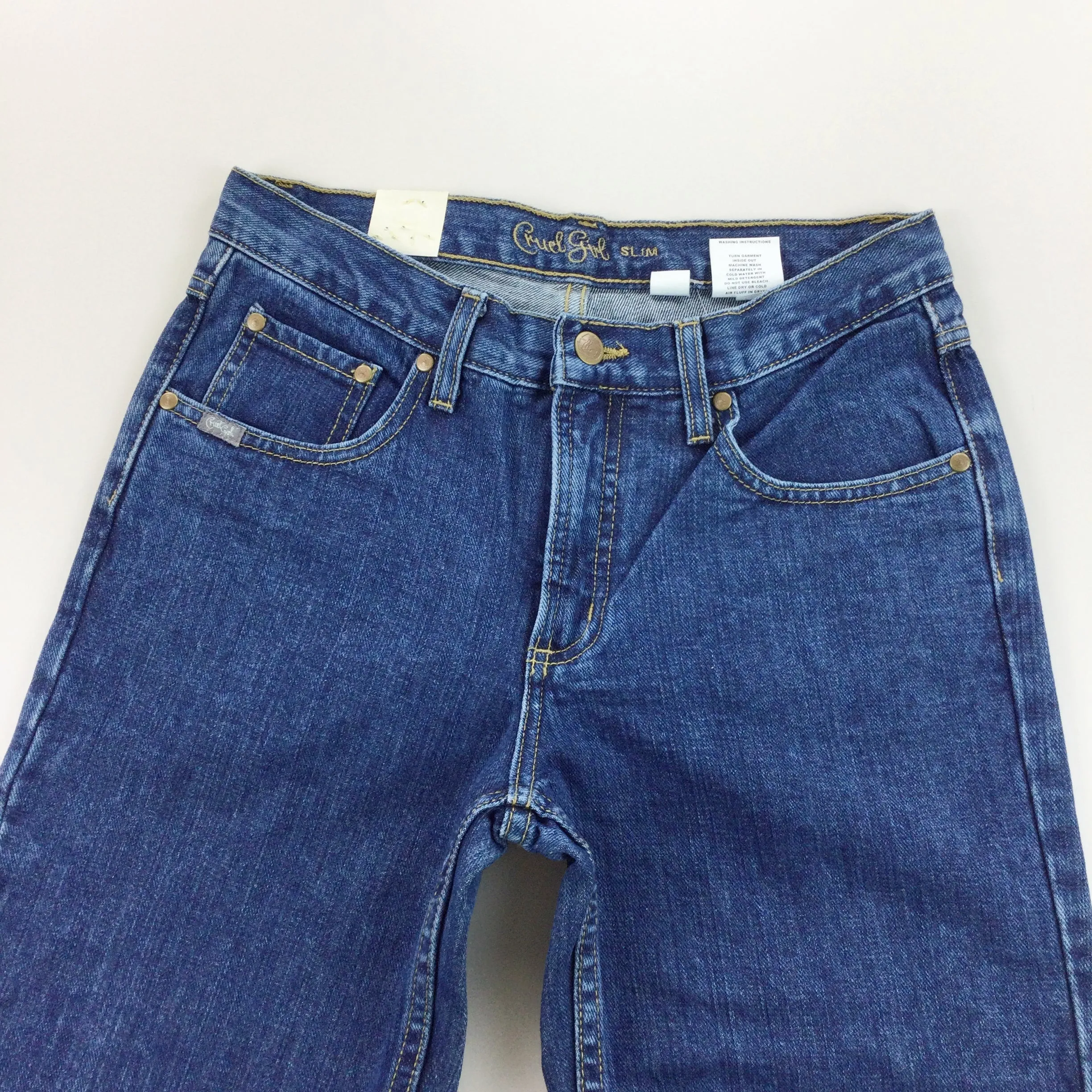 Cruel Girl Low Rise Slim Deadstock Jeans - W27 L32