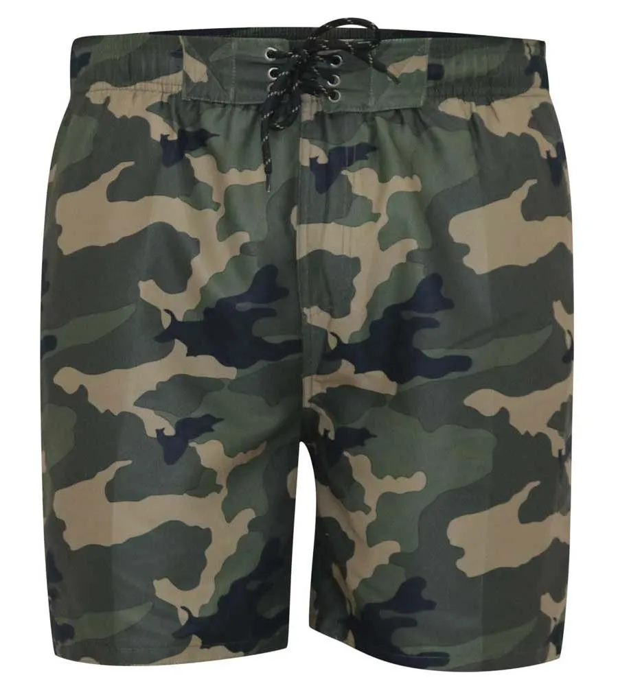 D555 Mens Camouflage Printed Swim Shorts (KODY)