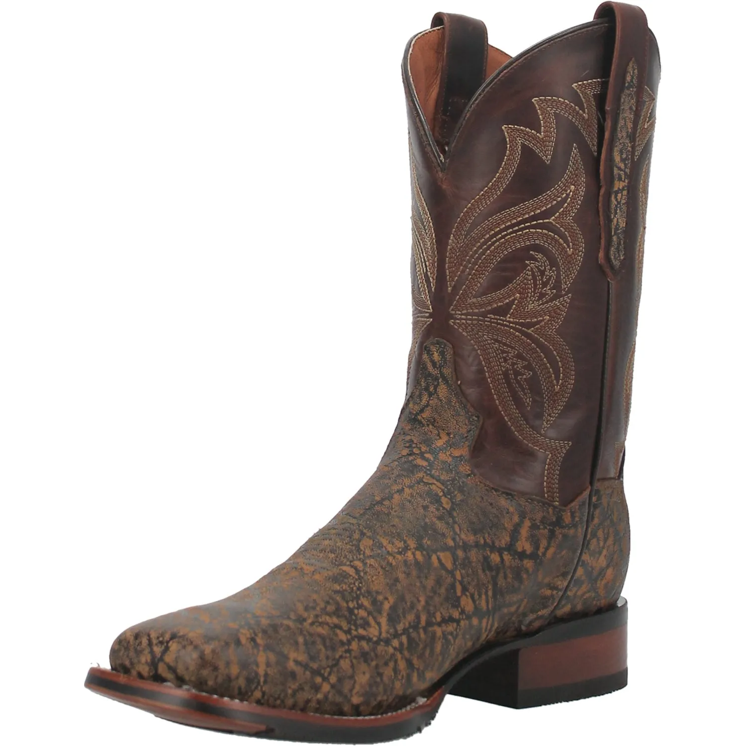 Dan Post Mens Harvey Bone Leather Cowboy Boots