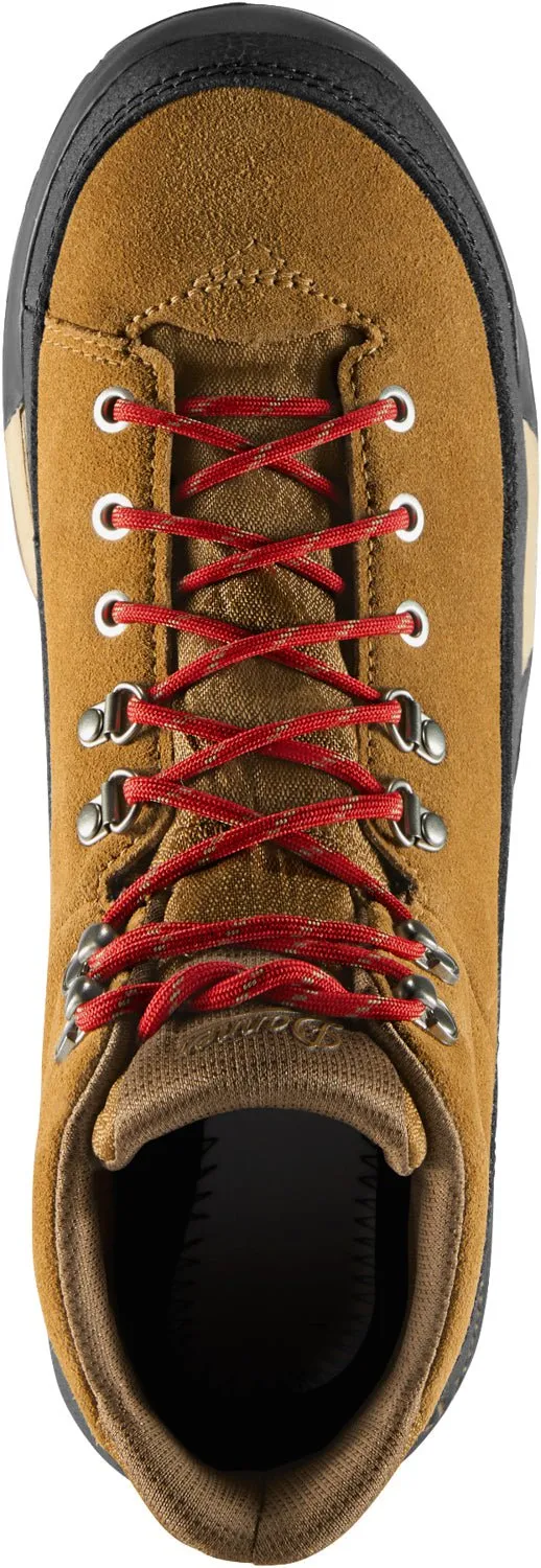 Danner Mens Panorama Mid 6in Brown/Red Suede Hiking Boots