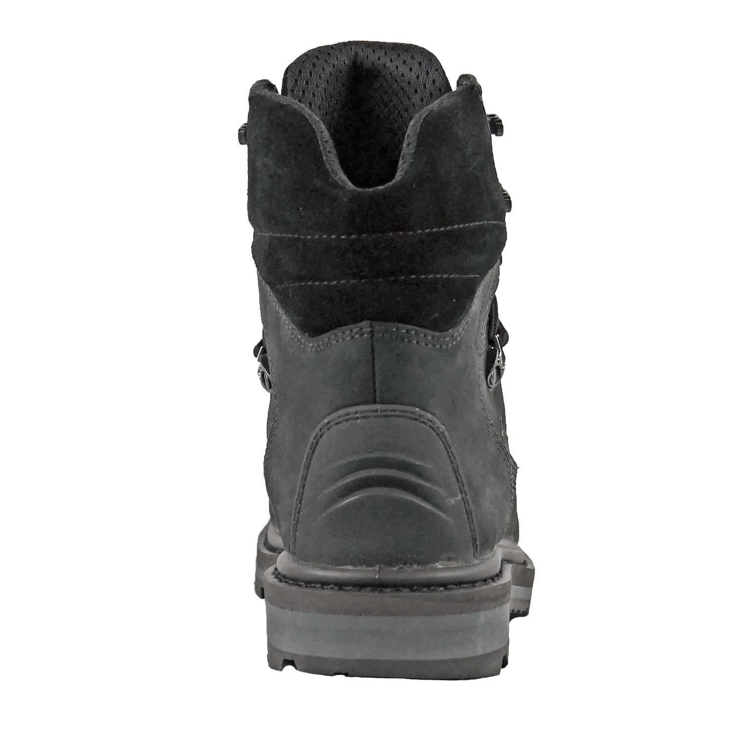 DieHard Mens Valiant Black Leather Full-Grain Oiled Work Boots