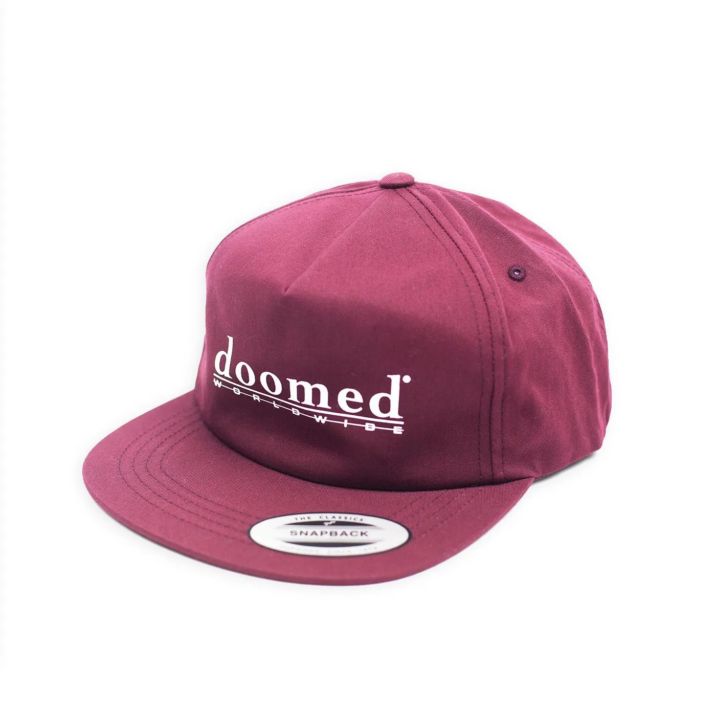 Doomed Odelate 5 Panel Hat - Maroon