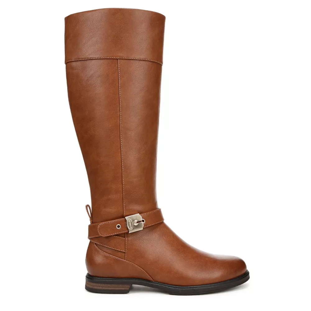 DR. SCHOLL'S  WOMENS HELLO RIDER TALL BOOT WIDE CALF