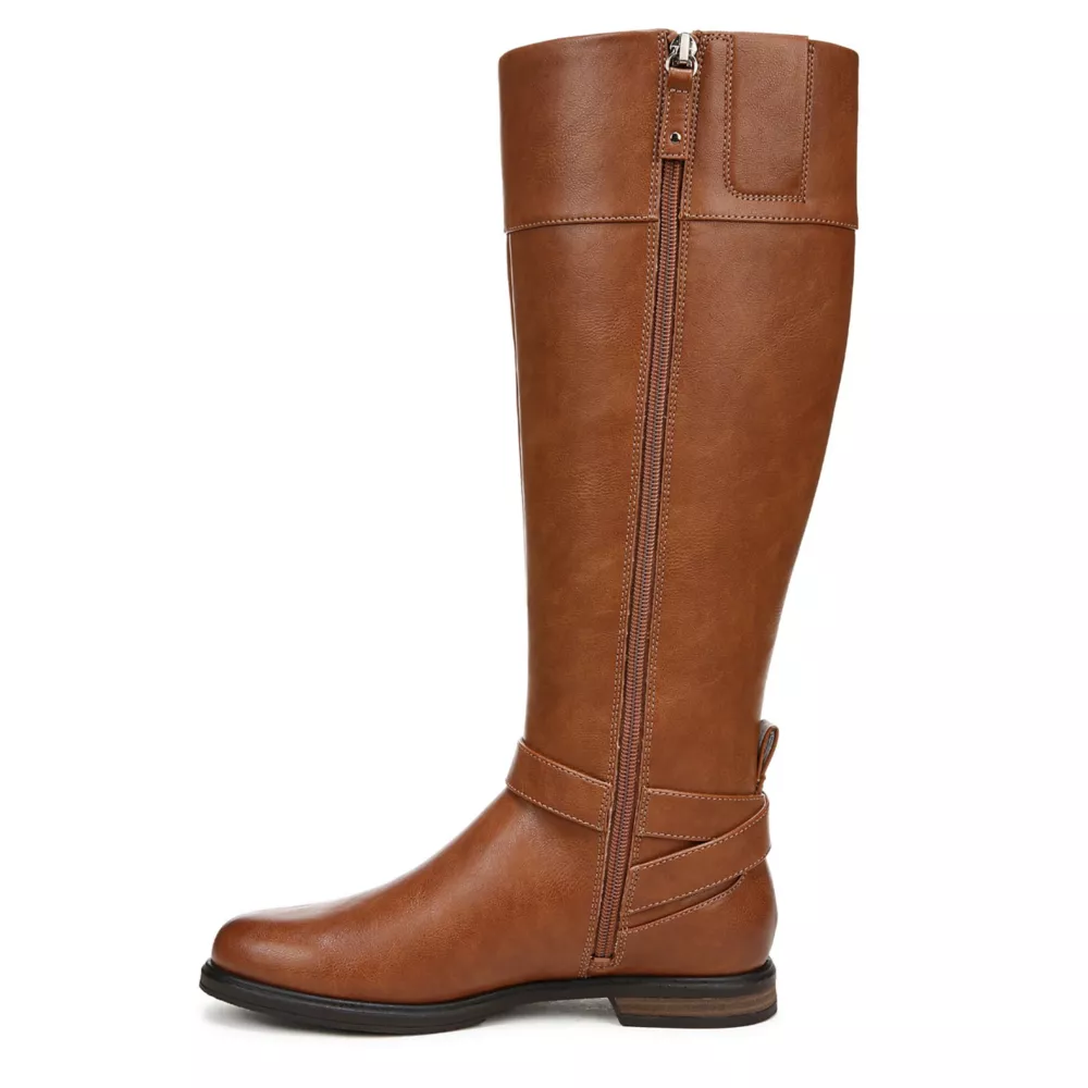 DR. SCHOLL'S  WOMENS HELLO RIDER TALL BOOT WIDE CALF