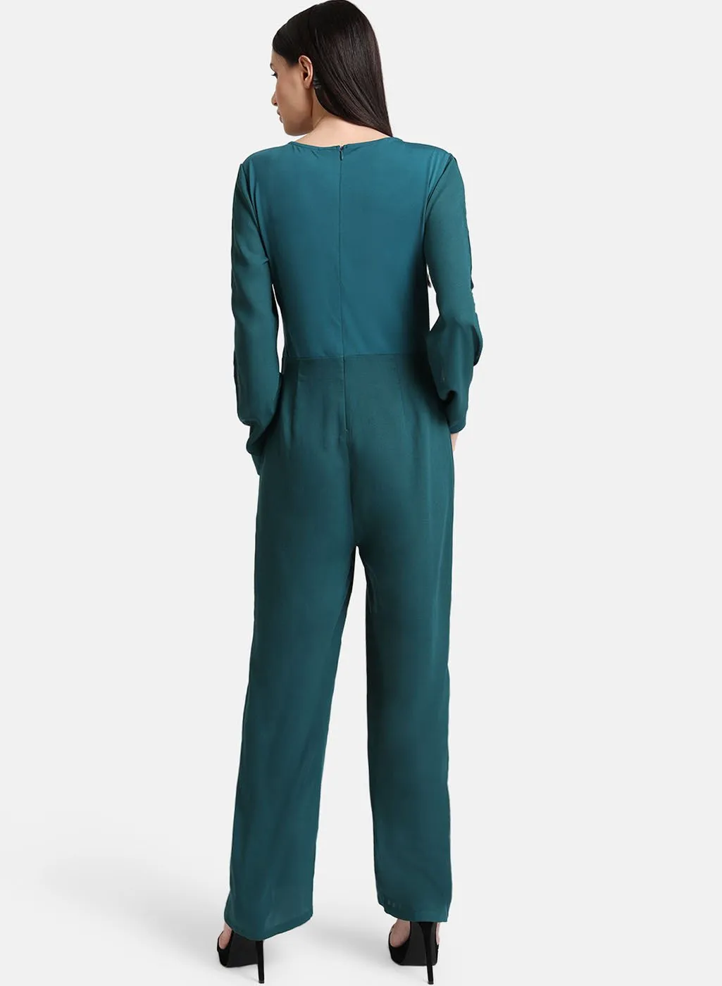 Draped Panel Jumpsuit